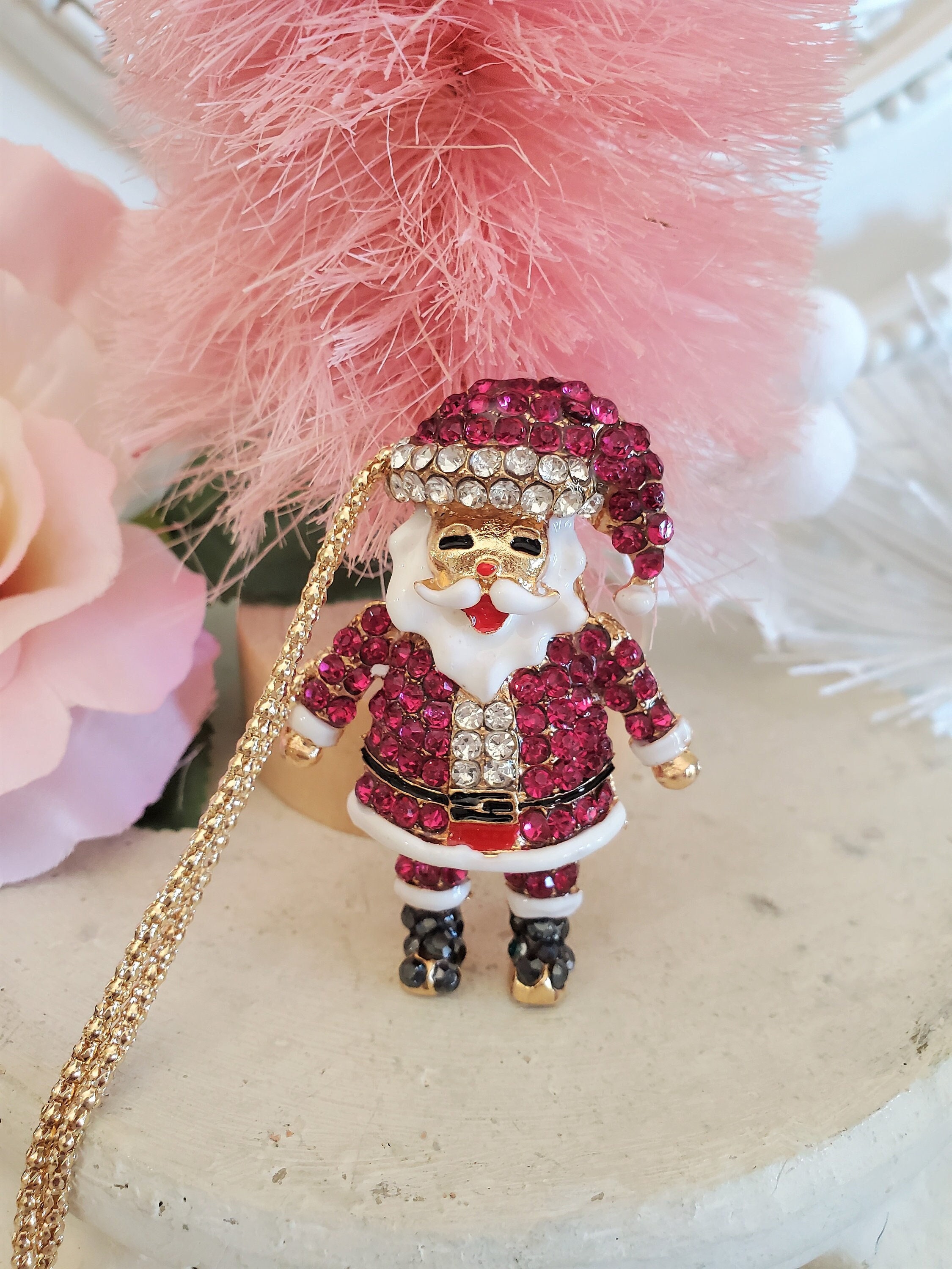 Betsey Johnson Festive Santa Backpack in Red and White Betsey Johnson Christmas Santa backpack faux | Mercari main image 3