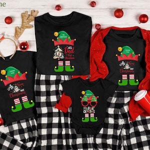 Matching Family Christmas Shirt: Christmas Squad Tee, Baby Onesie