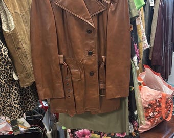 Vintage Leather Coat