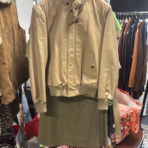 Vintage Tan Leather Jacket