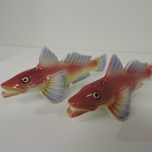 Vintage Fish Salt and Pepper Shaker Set