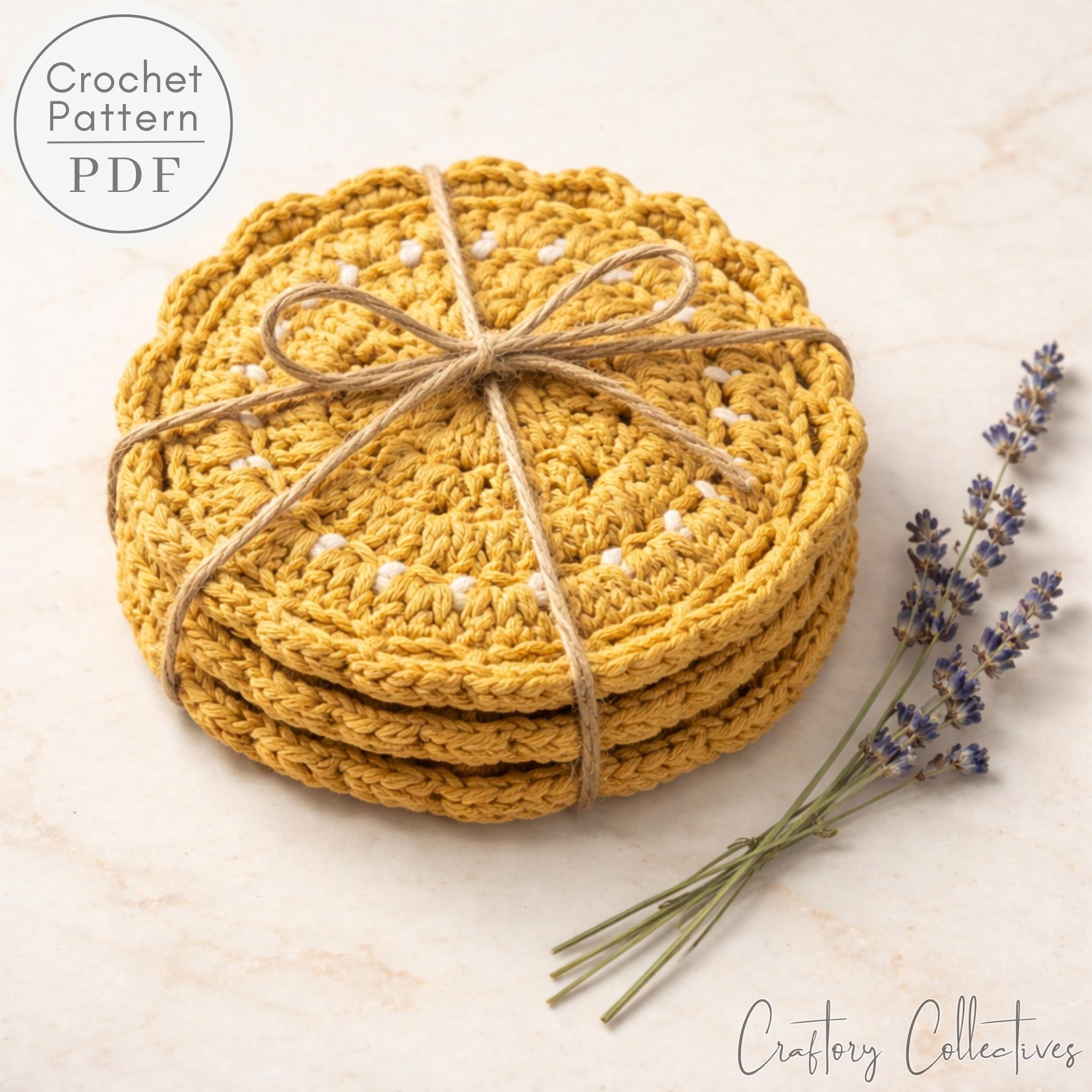 Easy Crochet Coaster