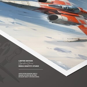 Star Wars inspired Sci-Fi Art, Limited Edition Signature Series Prints, Science Fiction illustration, Sci-Fi Art image 5