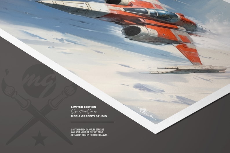 Star Wars inspired Sci-Fi Art, Limited Edition Signature Series Prints, Science Fiction illustration, Sci-Fi Art image 5