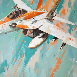Exclusive F-18 Super Hornet Aircraft Artwork, Collector's Limited Edition Print Series Ideal Gift for Pilots and Aviation Lovers image 4