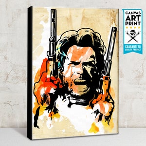 Clint Eastwood Josey Wales fan art, Clint Eastwood Poster, Art Print, illustration, Clint Eastwood western cowboy art, Pop Art image 7