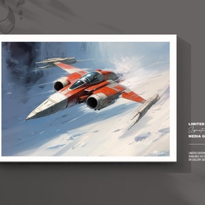 Star Wars inspired Sci-Fi Art, Limited Edition Signature Series Prints, Science Fiction illustration, Sci-Fi Art image 6