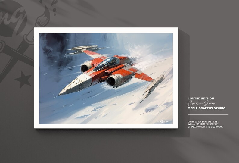 Star Wars inspired Sci-Fi Art, Limited Edition Signature Series Prints, Science Fiction illustration, Sci-Fi Art image 6