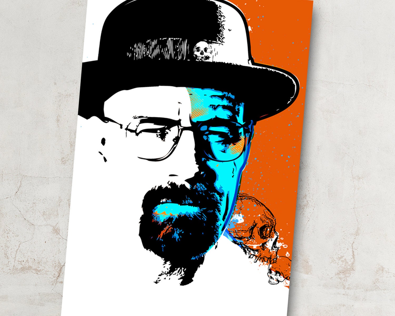 Breaking Bad Walter White Heisenberg Breaking Bad Poster Etsy
