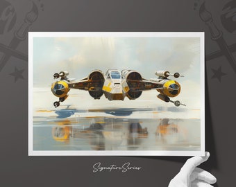 Star Wars inspired Sci-Fi Art, Limited Edition Signature Series Prints, Science Fiction illustration, Sci-Fi Art