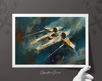 Star Wars inspired Sci-Fi Art, Limited Edition Signature Series Prints, Science Fiction illustration, Sci-Fi Art