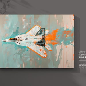 Exclusive F-22 Raptor Aircraft Artwork, Collector's Limited Edition Print Series Ideal Gift for Pilots and Aviation Lovers image 6