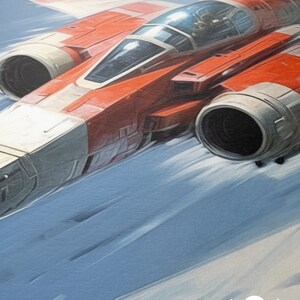Star Wars inspired Sci-Fi Art, Limited Edition Signature Series Prints, Science Fiction illustration, Sci-Fi Art image 4