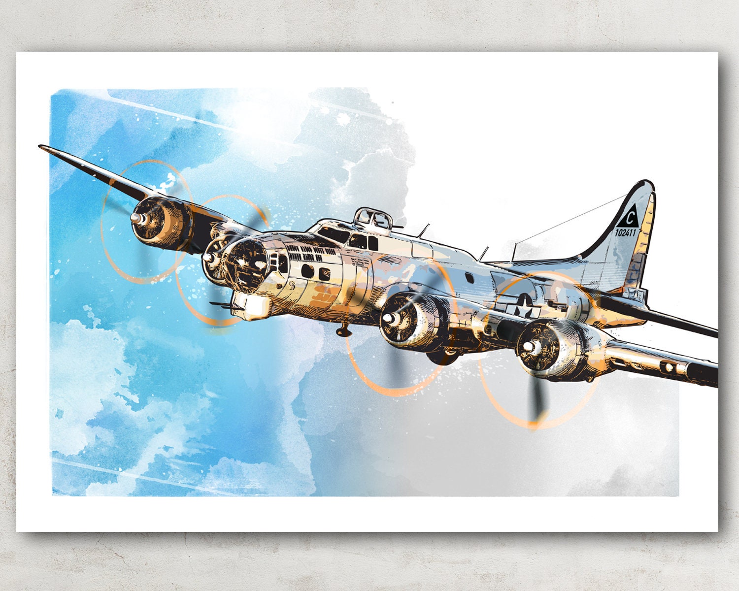 Clipart B17 Bomber