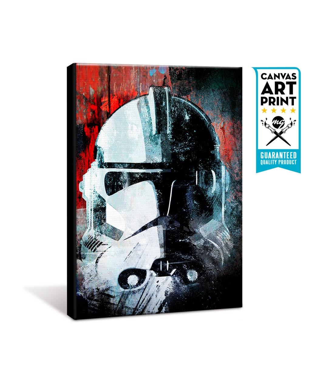 Clone trooper star wars canvas art star wars print star wars wall art star wars decor large canvas print canvas painting canvas gift