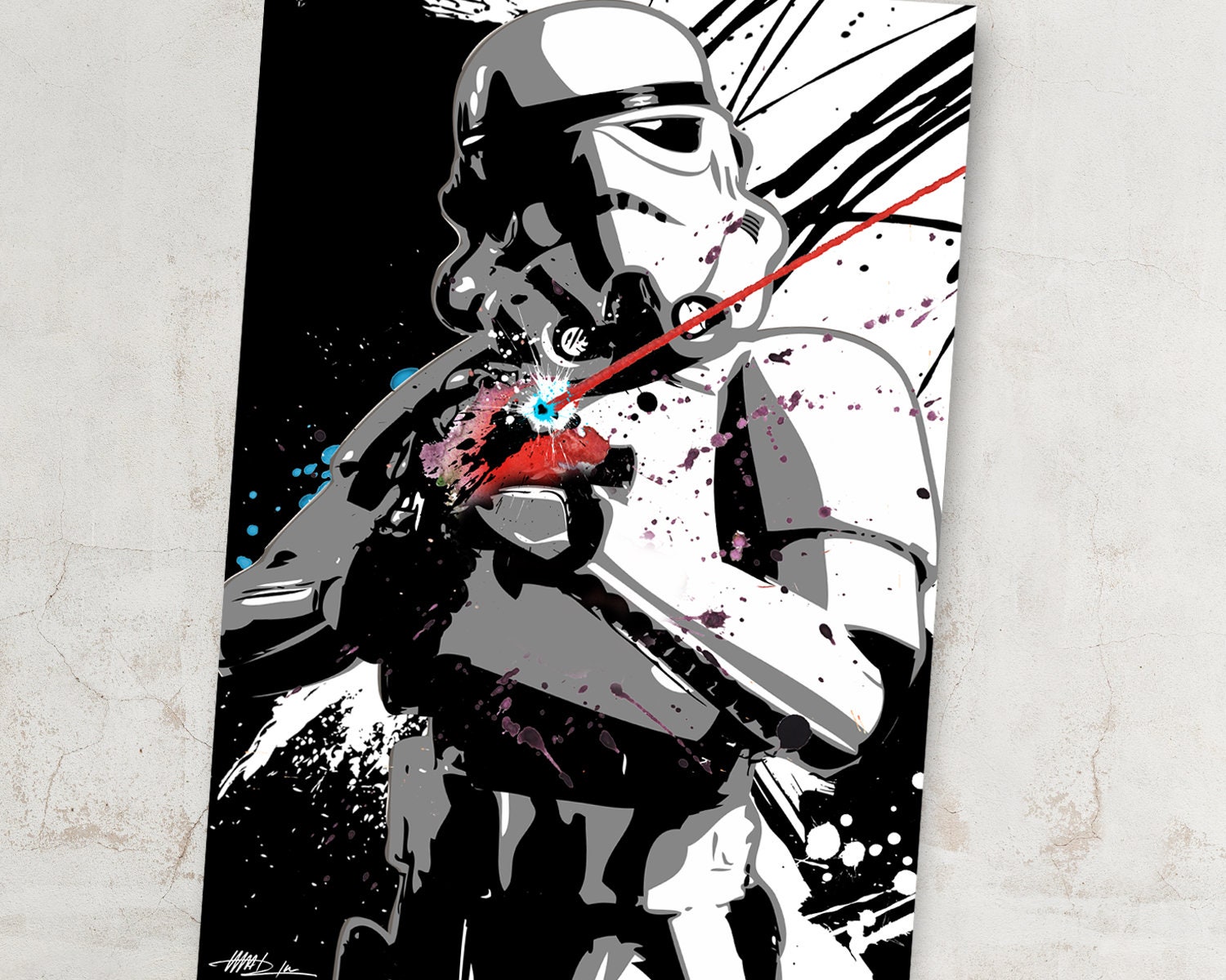tijger Vermoorden rechtop Star Wars Art Stormtrooper Art Star Wars Poster Star Wars - Etsy