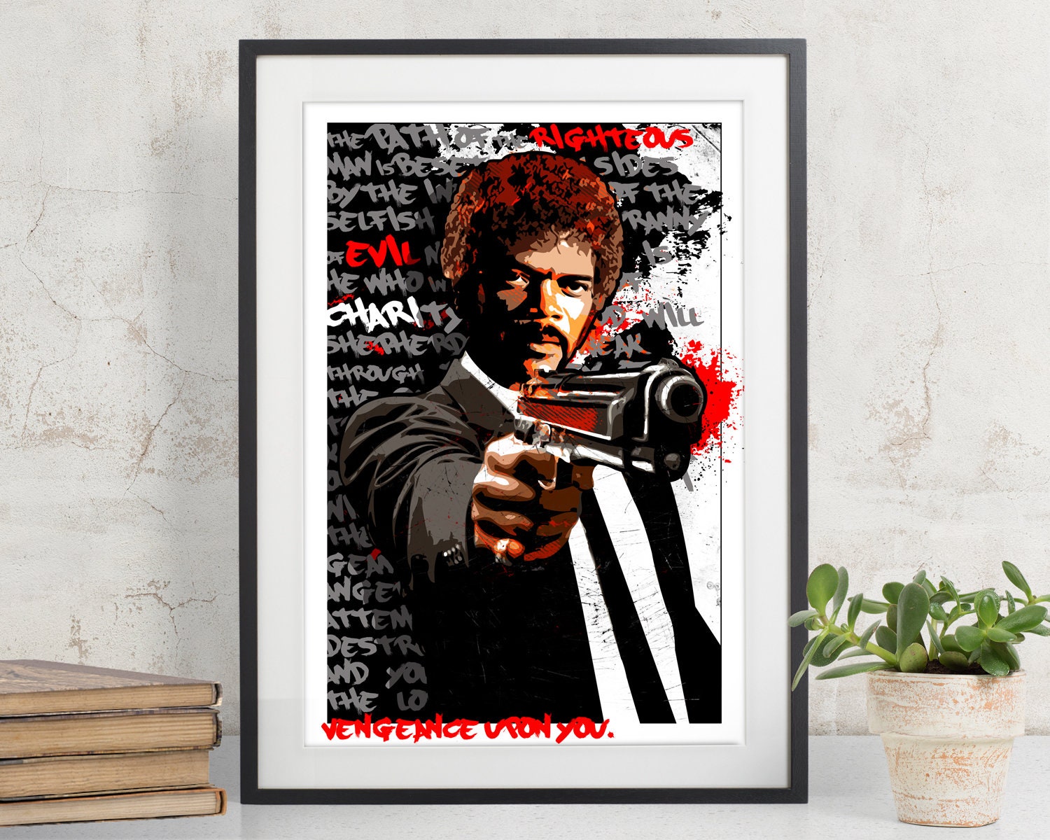 Pulp Fiction Poster Jules Winnfield Bad MFer Neo Noir Retro Vintage Classic  Quentin Tarantino Samuel L Jackson 90s Movie Cool Wall Decor Art Print  Poster 12x18 - Poster Foundry