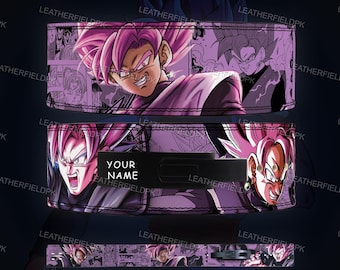 Cintura da powerlifting anime di Goku: cintura da sollevamento pesi in pelle personalizzata