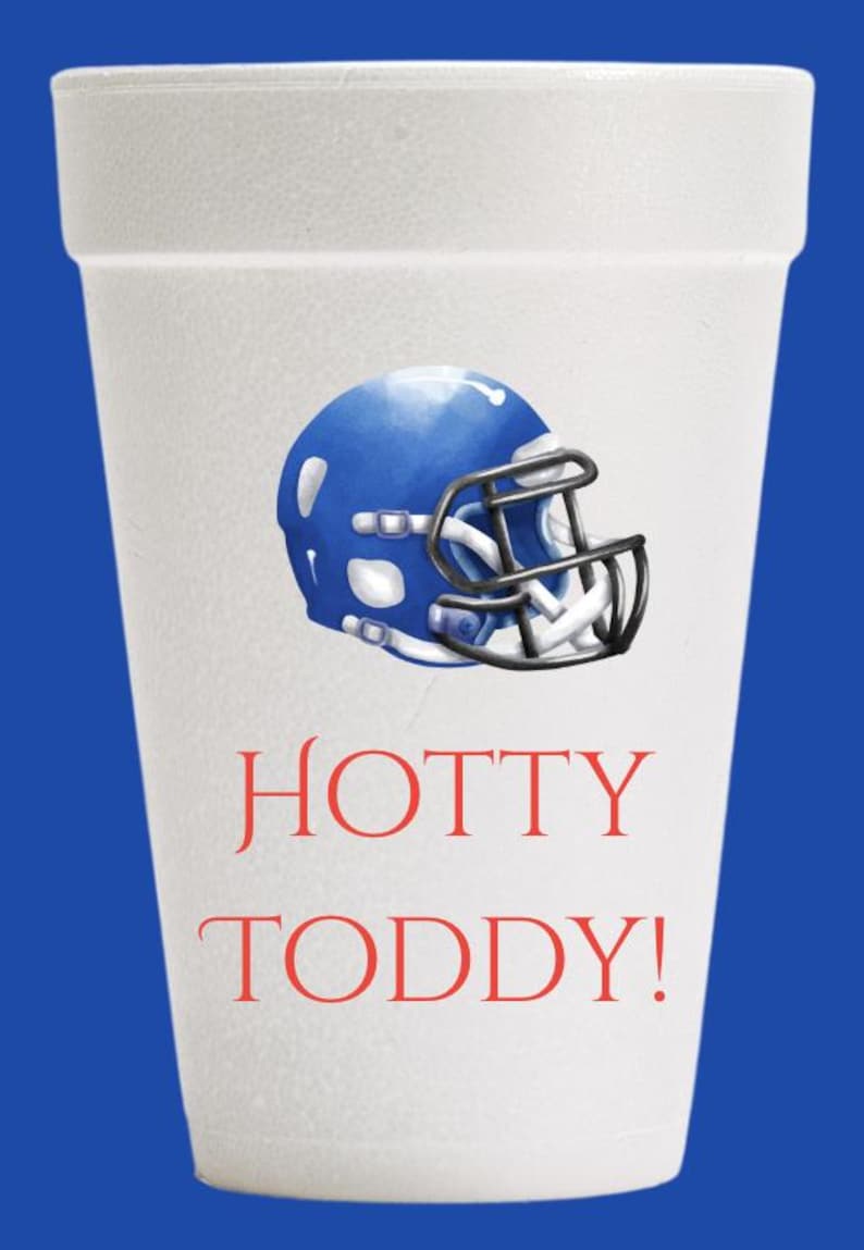 Tinsel Toddy Styrofoam Cups - RED main image 1