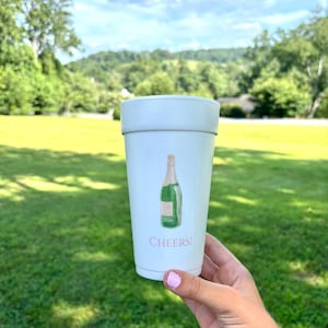 Cheers champagne cups! Styrofoam cups- set of 12