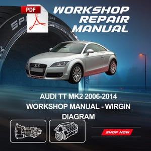 Audi TT MK2 Workshop Manual - Wirgin Diagram TFSI / TDI and Transmission 250MB
