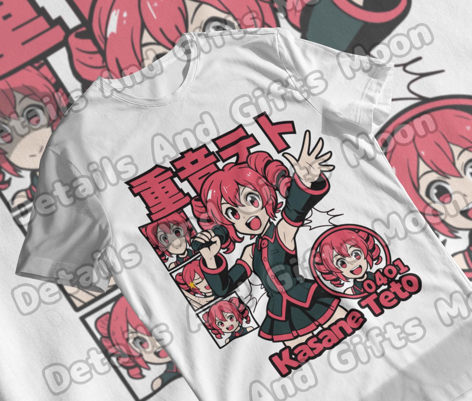 Kasane Teto Anime Shirt, Vocaloid Unisex Tee - Etsy