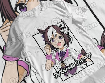 Uma Musume Special Week Anime T-Shirt, Unisex Cotton Tee