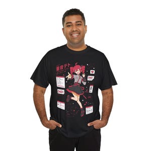 重音テトTシャツ、UTAUアニメTシャツ、ユニセックスコットンTシャツ、テトギフト 画像 6