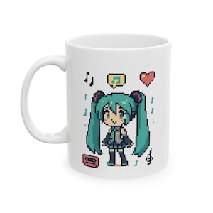 Hatsune Miku Mug, Anime Mug, Anime Gift, Anime Loveers Mug, Miku Gift, Hatsune Miku