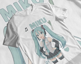 初音ミク Tシャツ アニメマンガシャツ アニメ愛好家シャツ ファイア