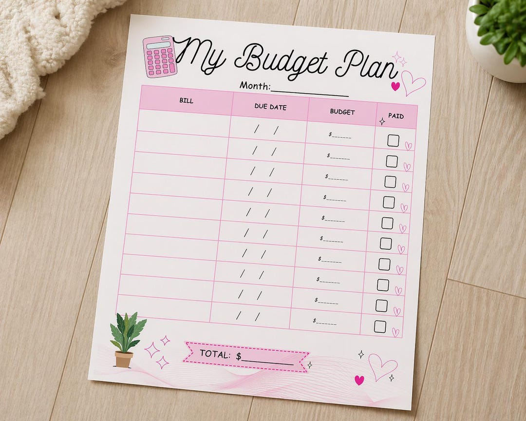 Digital Budget Planner Bundle - Etsy