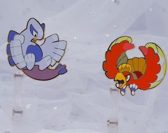 Lugia & Ho-oh Hard Enamel Pin