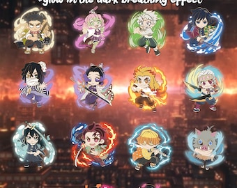 Demon Slayer Enamel Pin Set