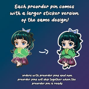 Maomao Hard Enamel Pin Set image 5