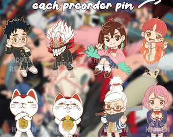 Dandadan Enamel Pin Set