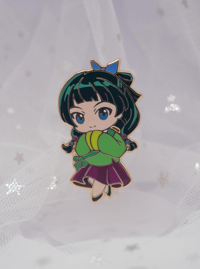 Maomao Hard Enamel Pin Set Happy