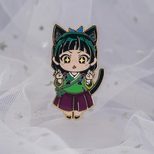 Maomao Hard Enamel Pin Set Cat