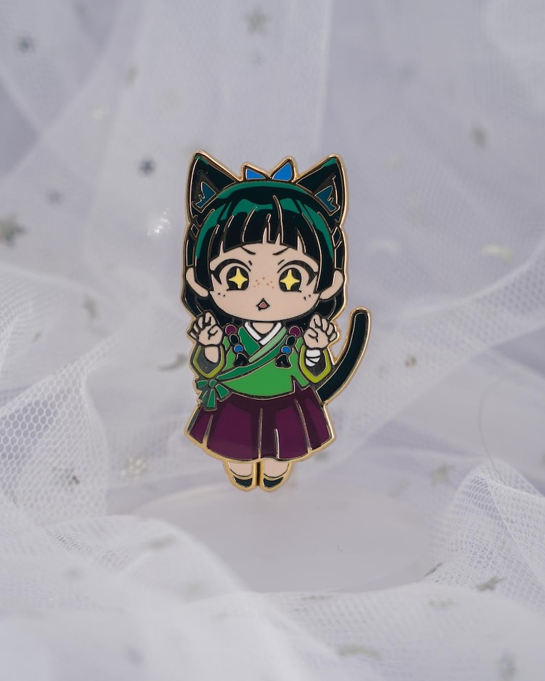 Maomao Hard Enamel Pin Set Cat
