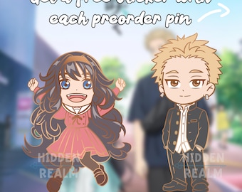 Kaoruko & Rintaro Enamel Pin Set