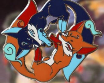 Fox Harmony Hard Enamel Pin