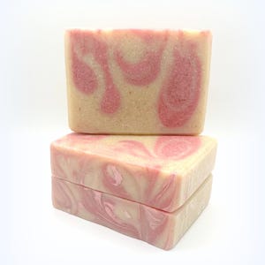 Strawberry Oatmeal Goats Milk Cold Process Soap