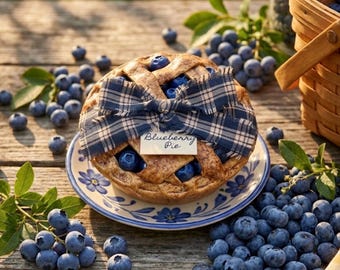 Fake Bake 5-inch Blueberry Pie - Scented