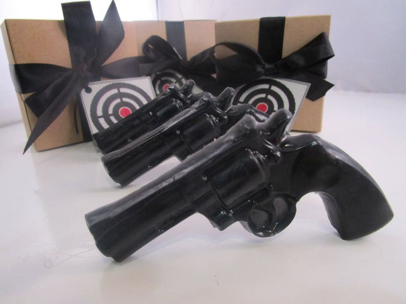 3 Gun Soap - gift for him - stocking stuffer for men - gift for dad - gift for husband - gift for boyfriend - gift for dad - Christmas gift 
