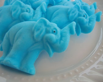 40 elephant soap favors - safari birthday favors - zoo baby shower favors - elephant wedding favors - jungle kids favors - elephant favors