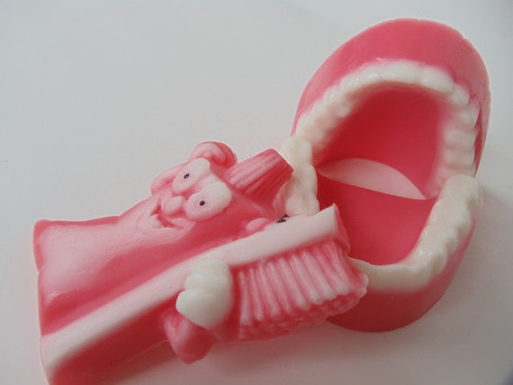 10 Over the Hill False Teeth Party Favor Soaps