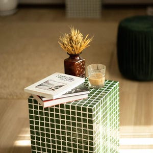 Tiled side table