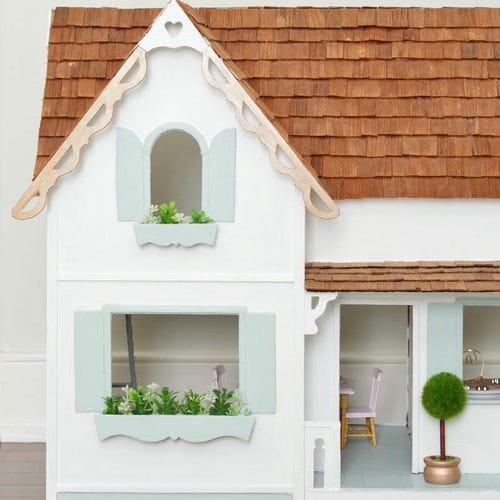 ヴィンテージドールハウスのベビールーム家具：ミニチュアキャビネット