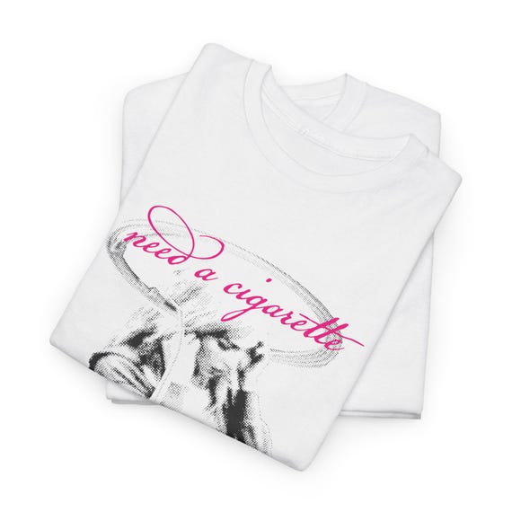 addison cigarette Limited Addison Rae Unisex Heavy Cotton T-Shirt, Headphones On, Addison Merch, Addison Album, Need a cigarette Original Graphic tee