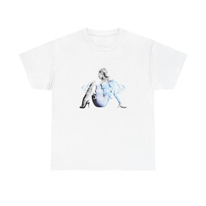 Limited Addison Rae Unisex Heavy Cotton T-Shirt, High Fashion, Addison Merch, Addison Album, Headphones on Original Graphic tee