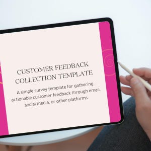Customer Feedback Form Template Guide | Customer Service Template | Client Feedback Sheet | Survey Form Evaluation | For Service Providers